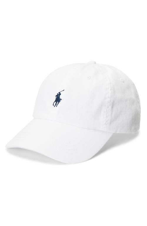 Polo Ralph Lauren Classic Sport Cotton Twill Baseball Cap In Neutral