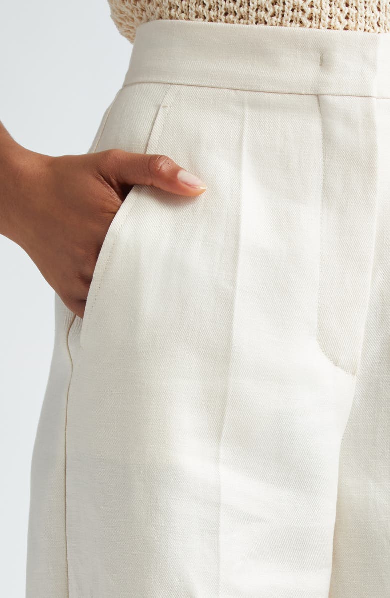 Max Mara Hangar Linen Suiting Trousers, Alternate, color, 