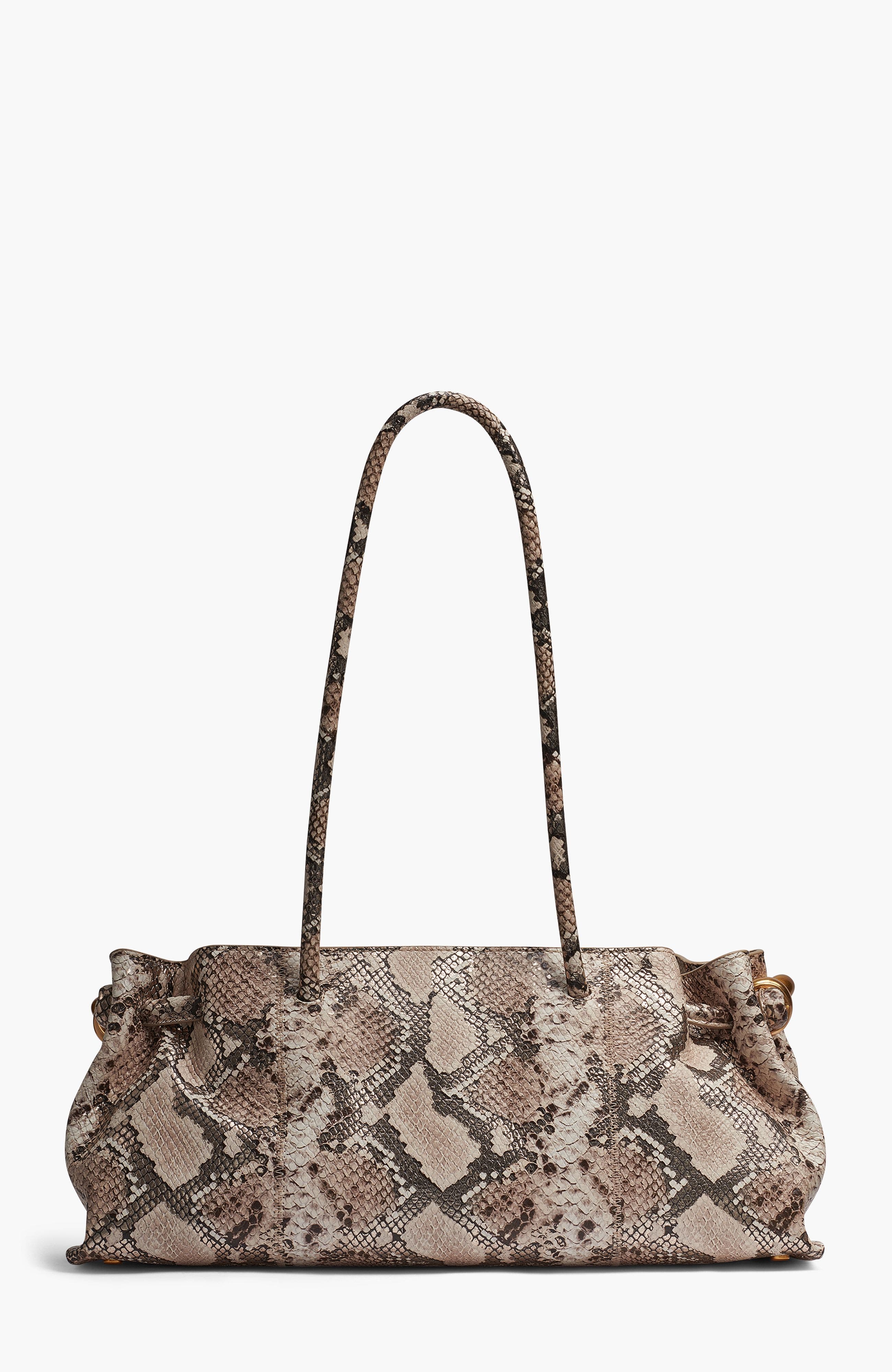 Donna Karan New York Cashmere Python Medium Tote, Alternate, color, Neutral Multi