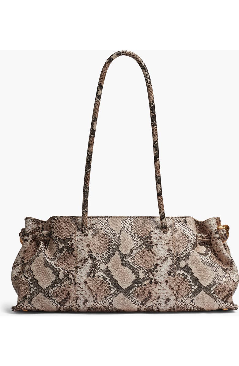 Donna Karan New York Cashmere Python Medium Tote, Alternate, color, Neutral Multi
