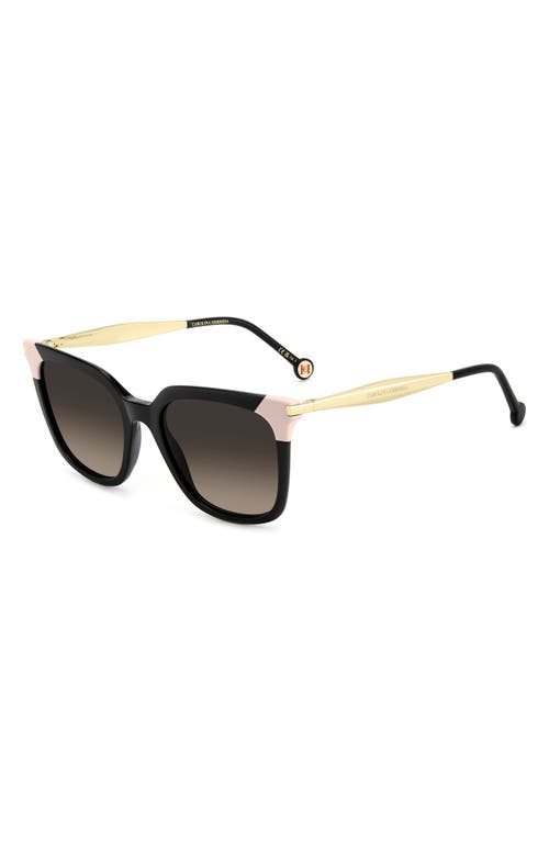 Carolina Herrera 53mm Rectangular Sunglasses