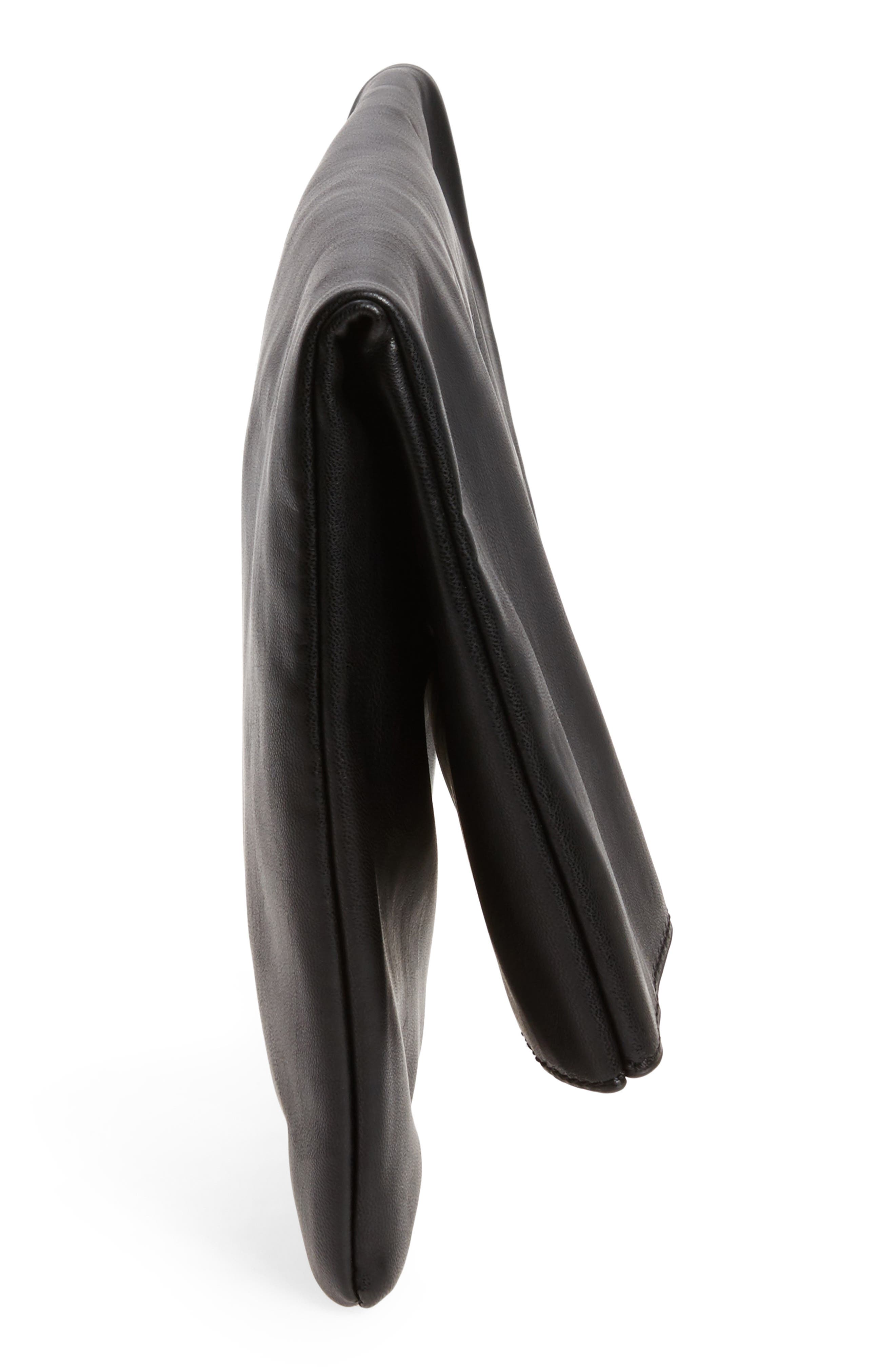 Sole Society Melrose Faux Leather Clutch, Alternate, color, 