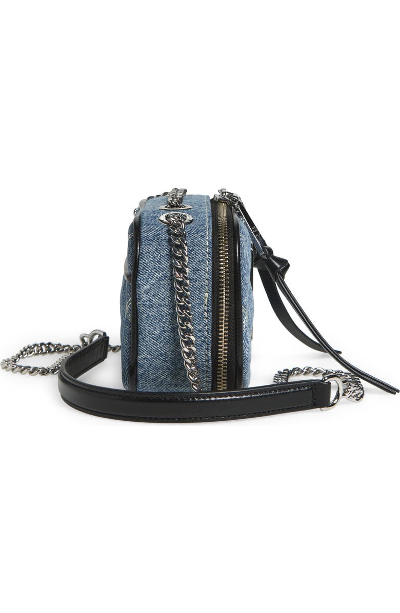 Marc Jacobs The Quilted Denim Softshot Bag, Alternate, color,