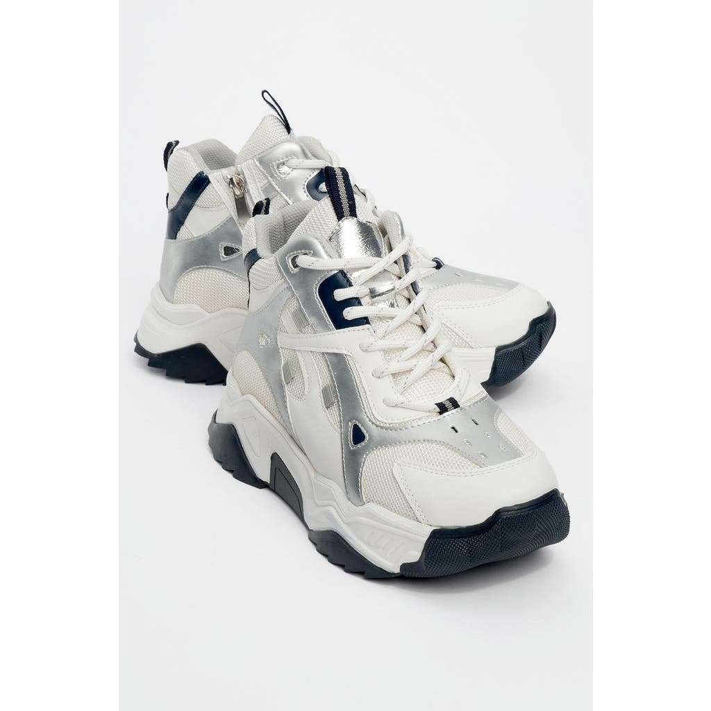 Prologue Shoes Lowel Sneaker Boot In White