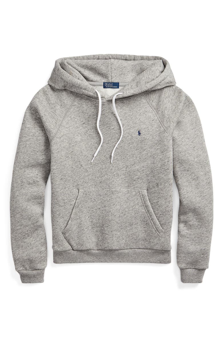 Polo Ralph Lauren Shrunken Fit Fleece Hoodie, Alternate, color, 