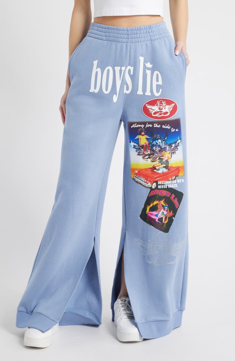 BOYS LIE Along the Ride to MM Sweatpants, Main, color, Grey