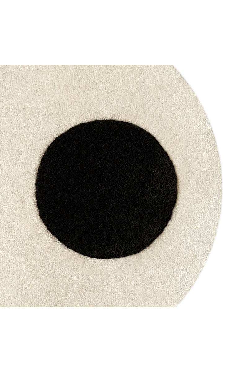 Maison Deux Eyes Pair Rug, Alternate, color, White / Black Print