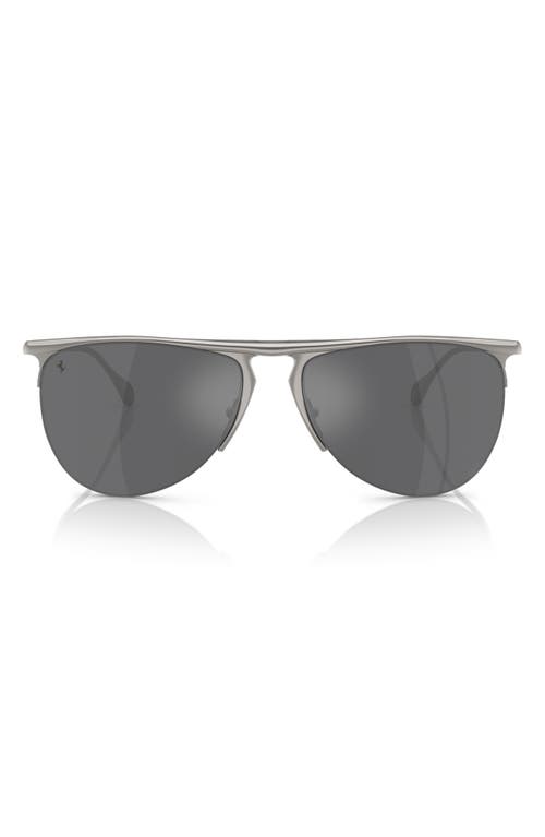 Scuderia Ferrari 59mm Pilot Sunglasses In Gray