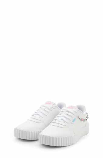 PUMA Kids' Carina 3.0 Neutral Cheetah Jr. Low Top Sneaker