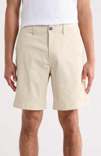 Lucky Brand Stretch Cotton Sateen Chino Shorts