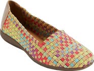 Comfortview The Bethany Stretch Woven Slip On Flat