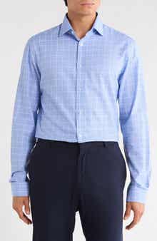 Printed Cotton Slim Fit Dress Shirt