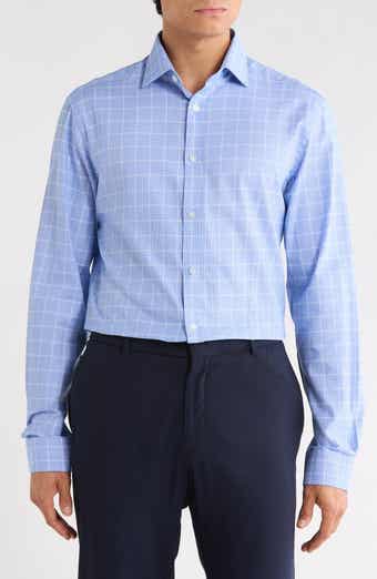 Printed Cotton Slim Fit Dress Shirt
