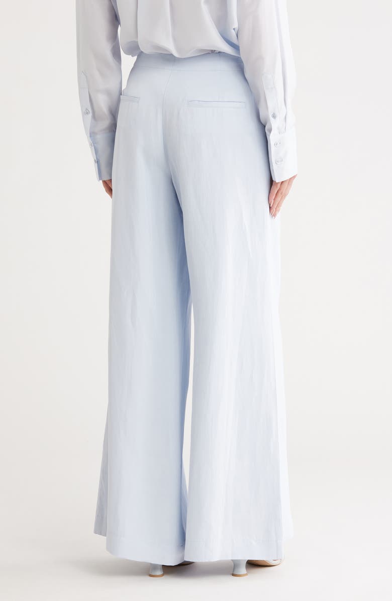 TWP Demie Linen Blend Wide Leg Pants, Alternate, color, Ancient Water