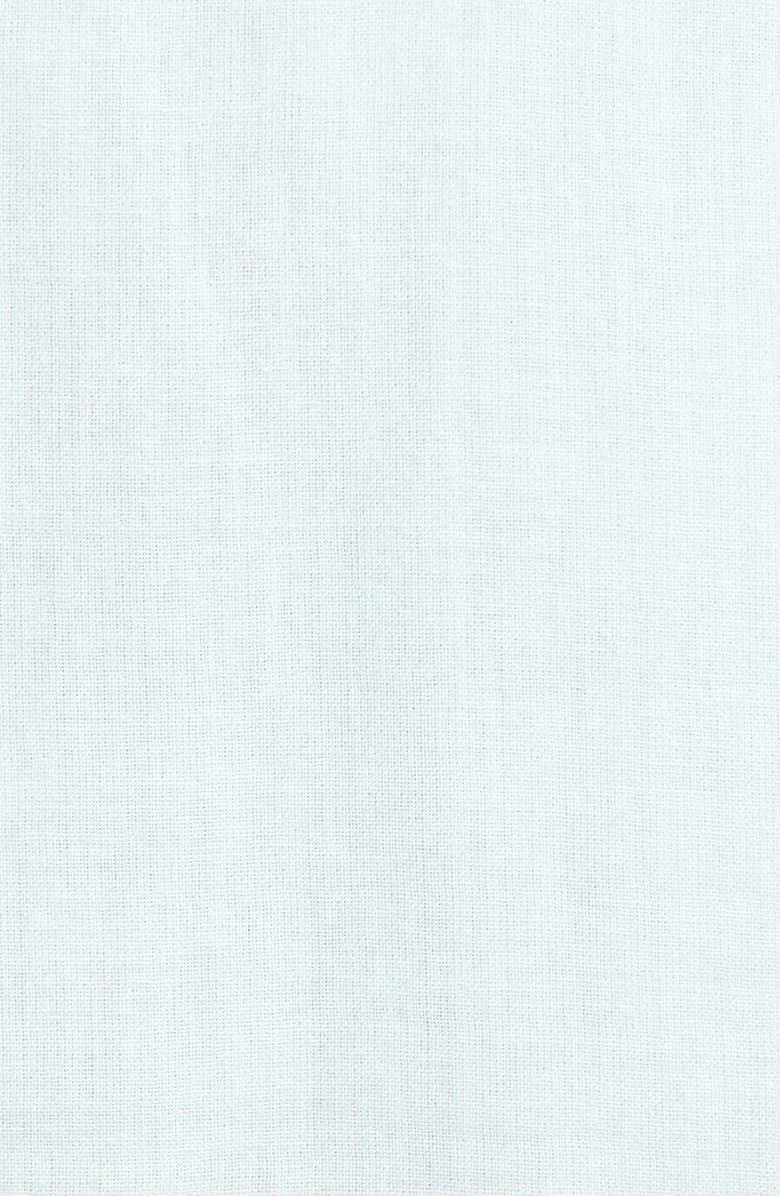 HIROSHI KATO The Ripper Button-Up Organic Cotton Gauze Shirt, Alternate, color, Aqua Blue