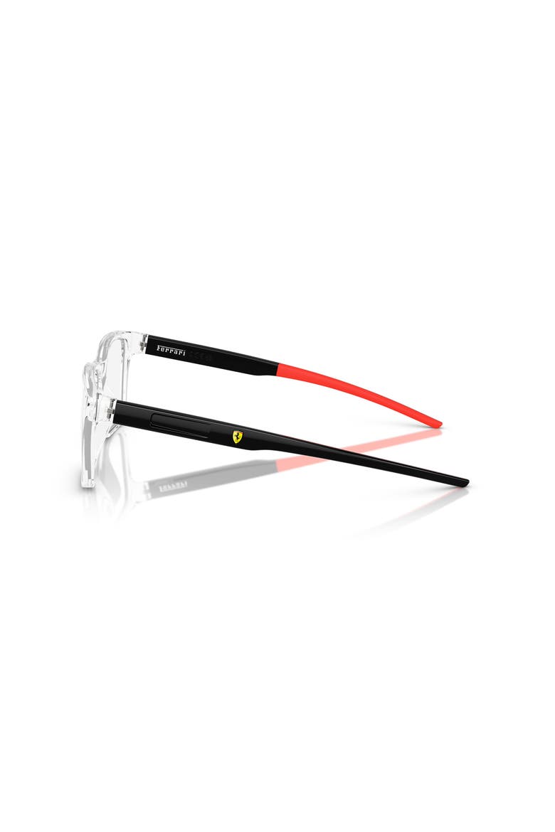 59mm Square optical glasses, Alternate, color, Transparent