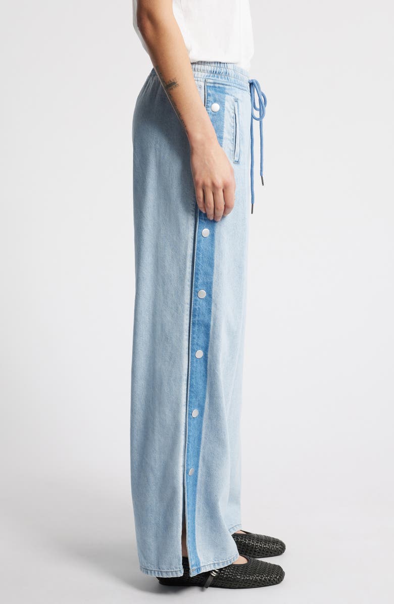 PTCL Side Snaps Wide Leg Jeans, Alternate, color, Indigo