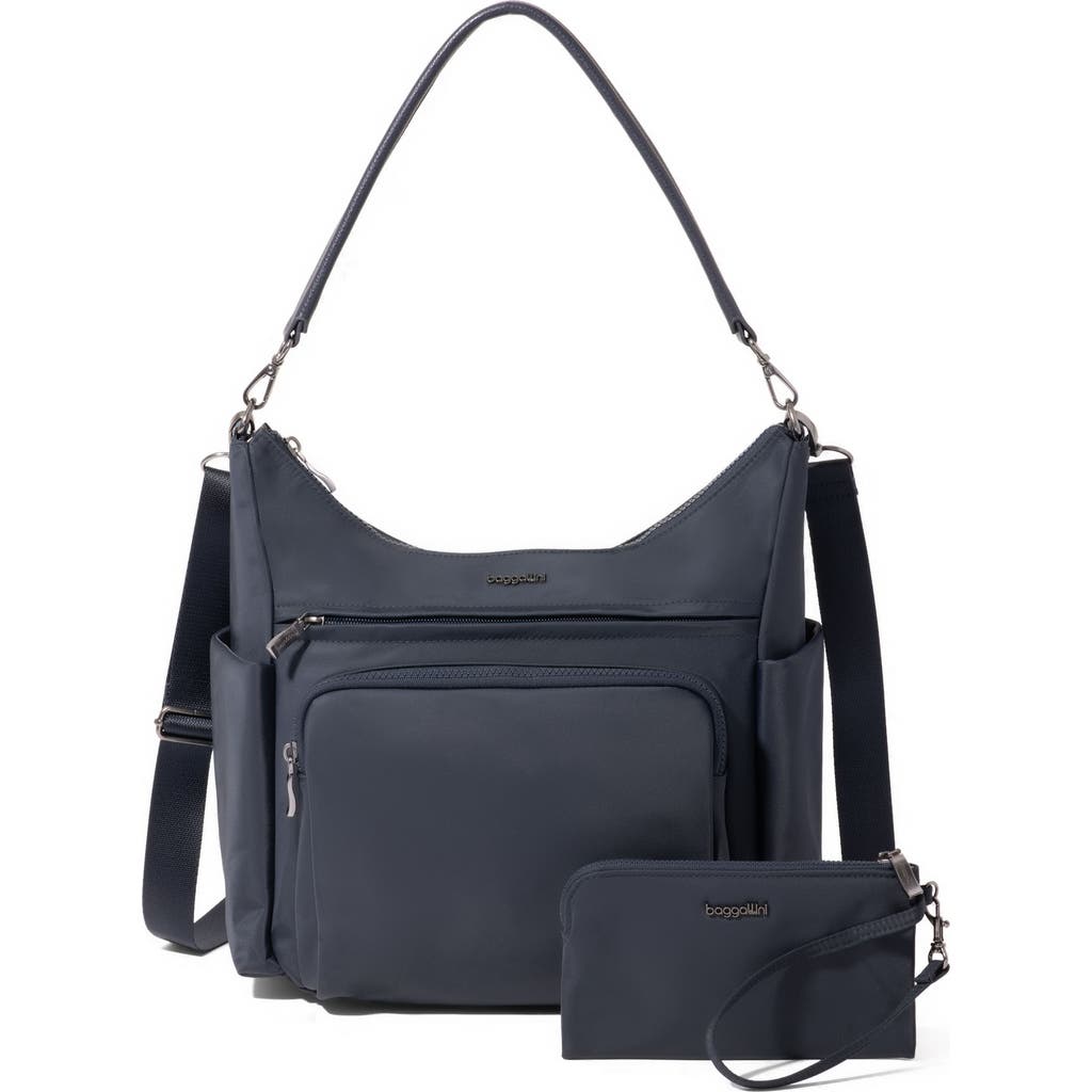 Baggallini Nolita Convertible Hobo In Blue