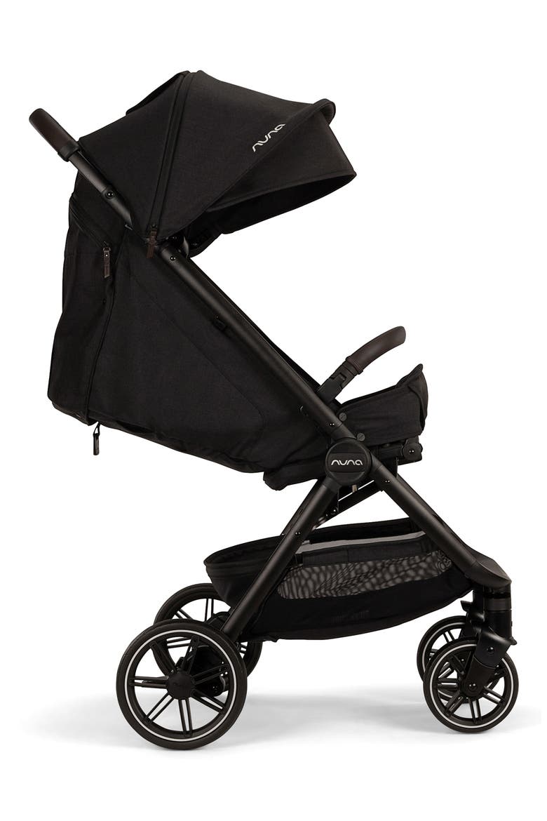 TRVL™ LX Compact Stroller, Alternate, color, CAVIAR/ CHOCOLATE