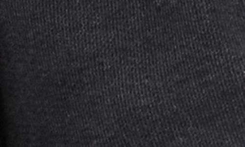 Good American Jeanius Crop Zip Cotton Hoodie In Black