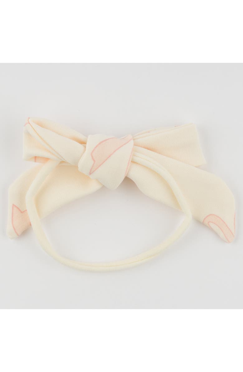 oh baby! Big Bows Pink Tie Bow on Nylon Headband, Alternate, color, 