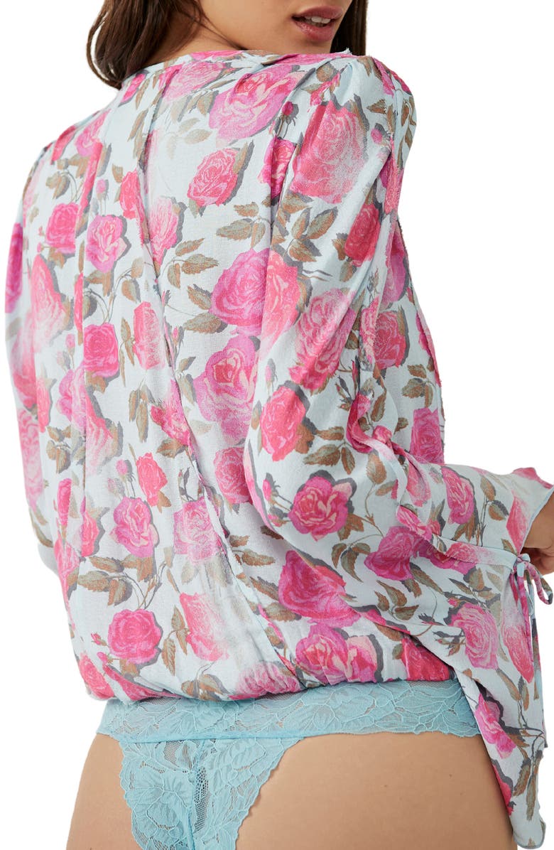 Free People Everything's Rosy Bodysuit, Alternate, color, 