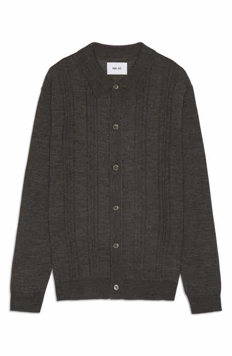NN07 Thor Pointelle Wool Blend Cardigan