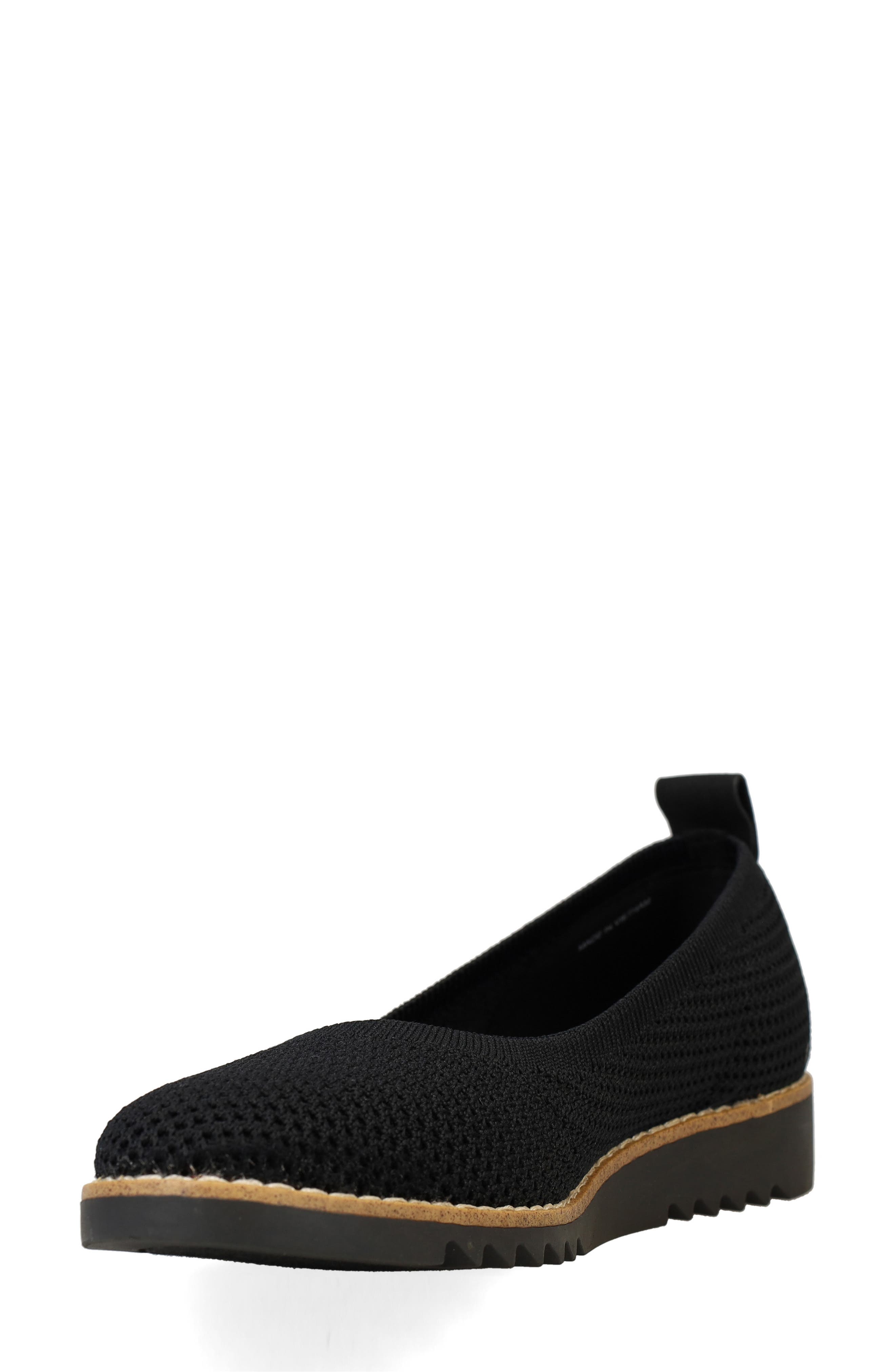 Eileen Fisher Etta Slip-On Flat, Alternate, color, Black