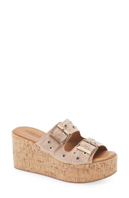 Cordani Jayne Platform Wedge Slide Sandal