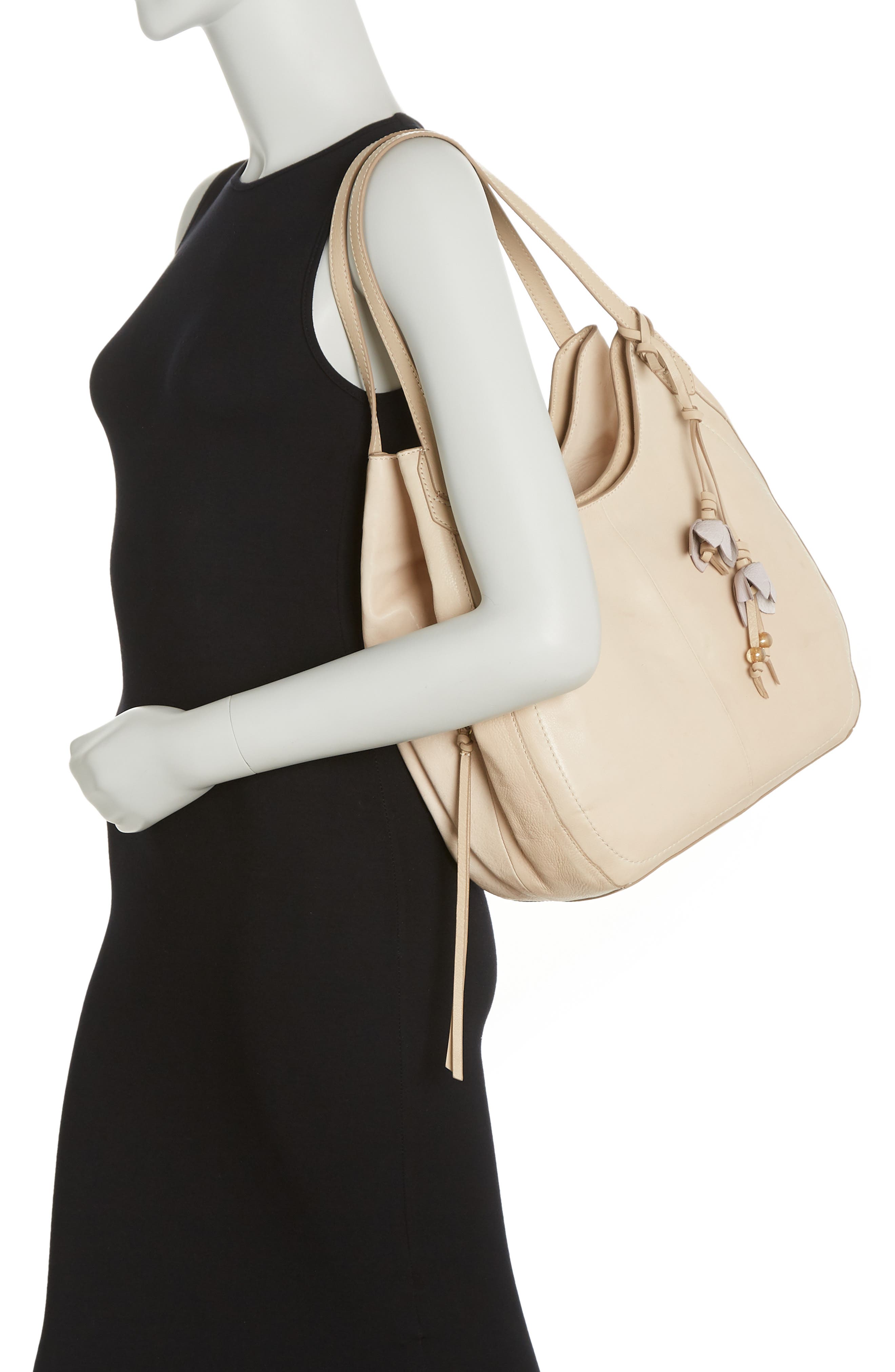 Lucky Brand Fern Leather Shoulder Bag, Alternate, color, 