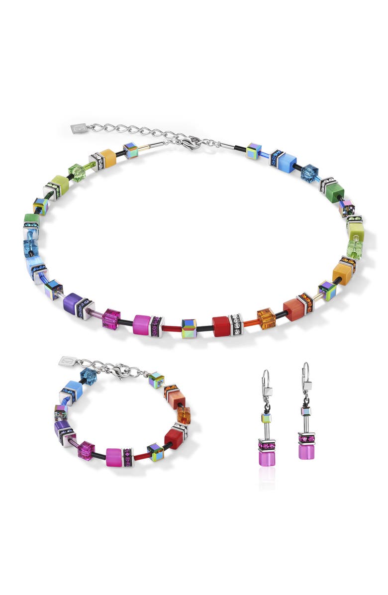 COEUR DE LION Geocube Necklace, Alternate, color, Rainbow