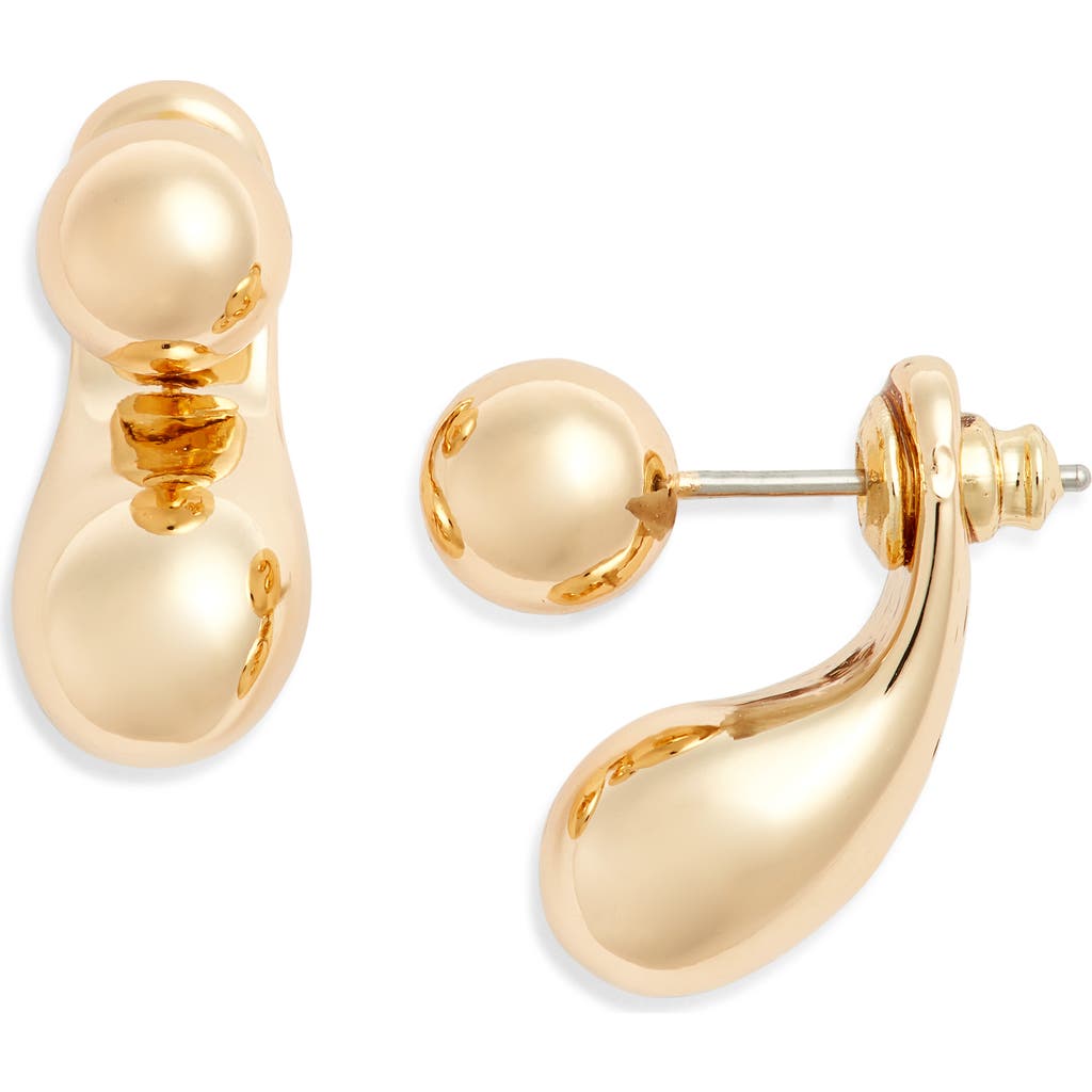 Nordstrom Orb Teardrop Jacket Earrings