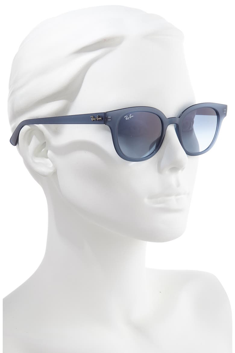 50mm Cat Eye Sunglasses, Alternate, color, TRANS BLUE