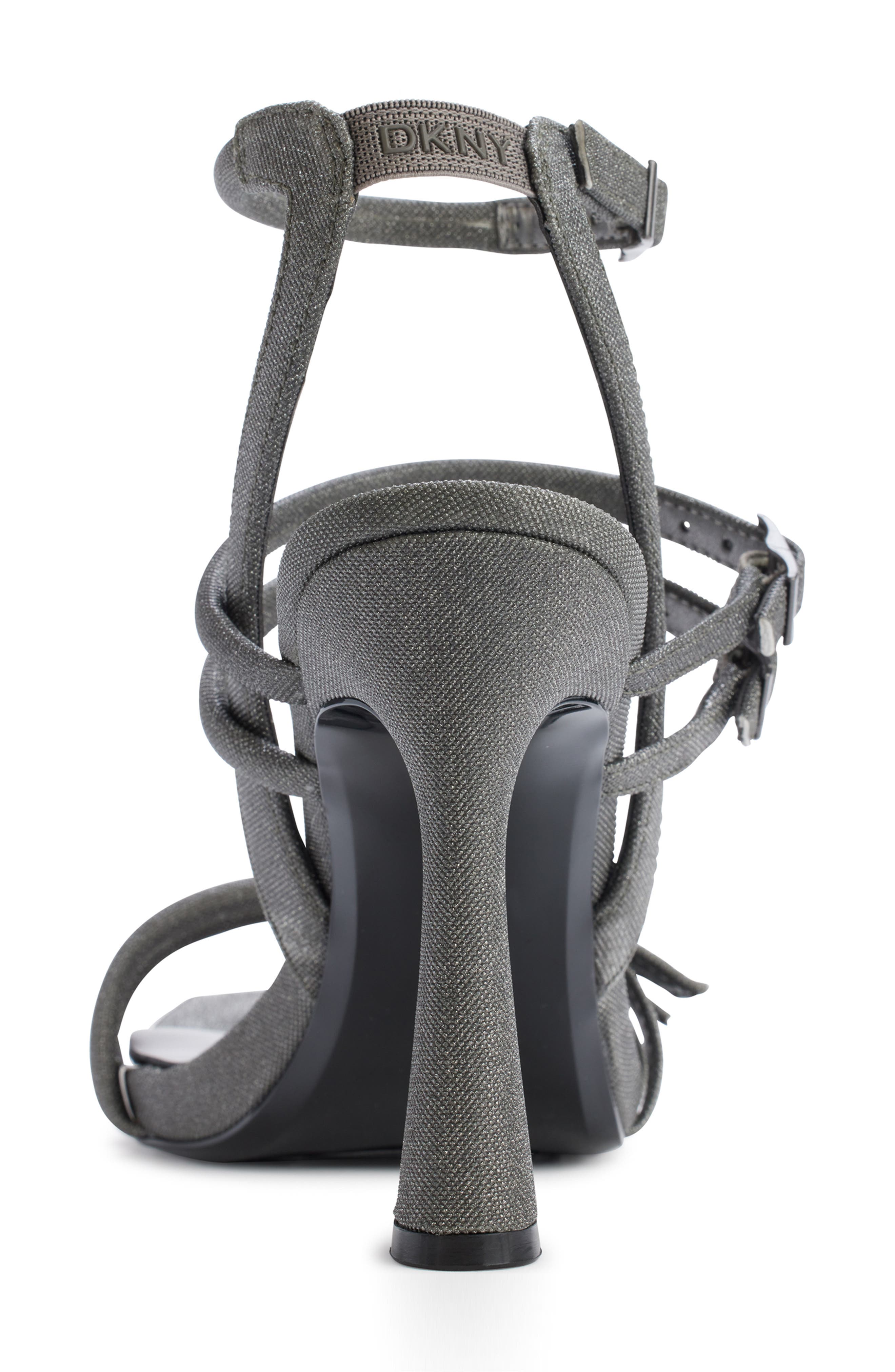 DKNY Cyril Ankle Strap Sandal, Alternate, color, Graphite