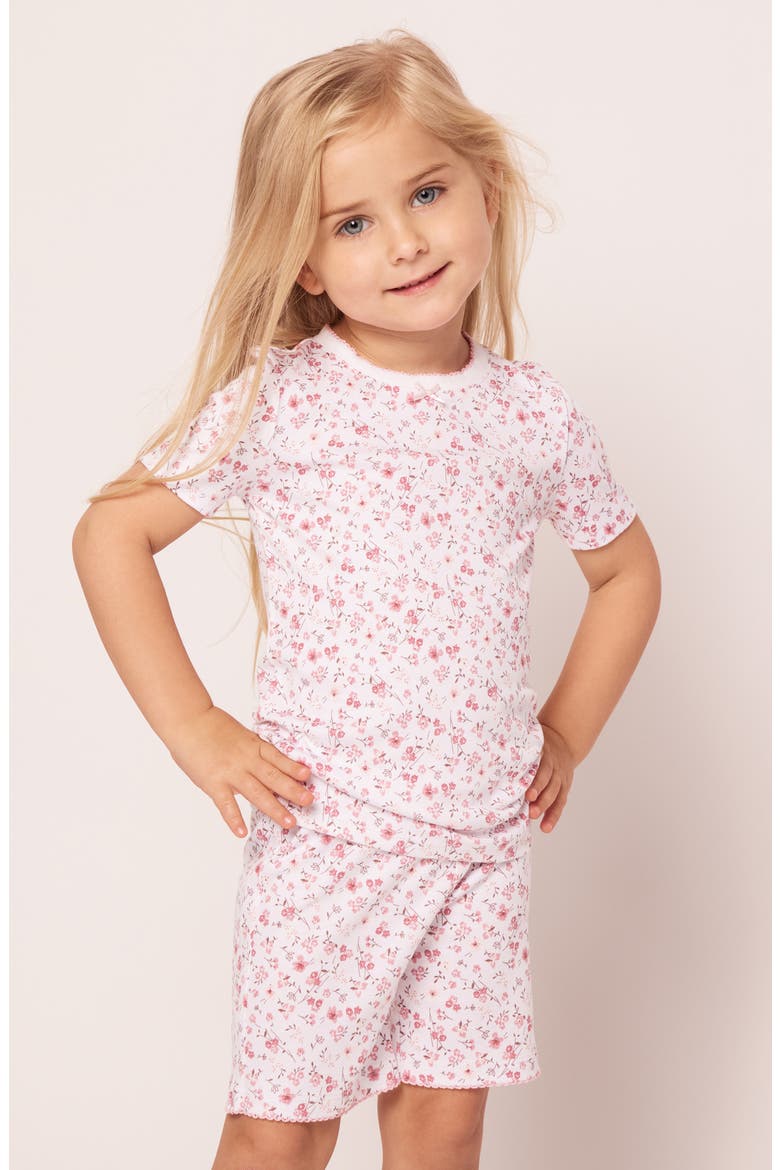 Dorset Floral Fitted Short Set, Alternate, color, PINK