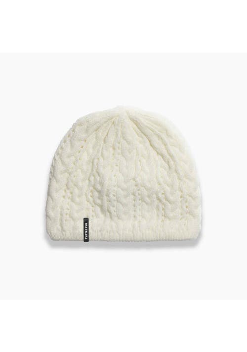Turtle Fur Zelda Beanie In White