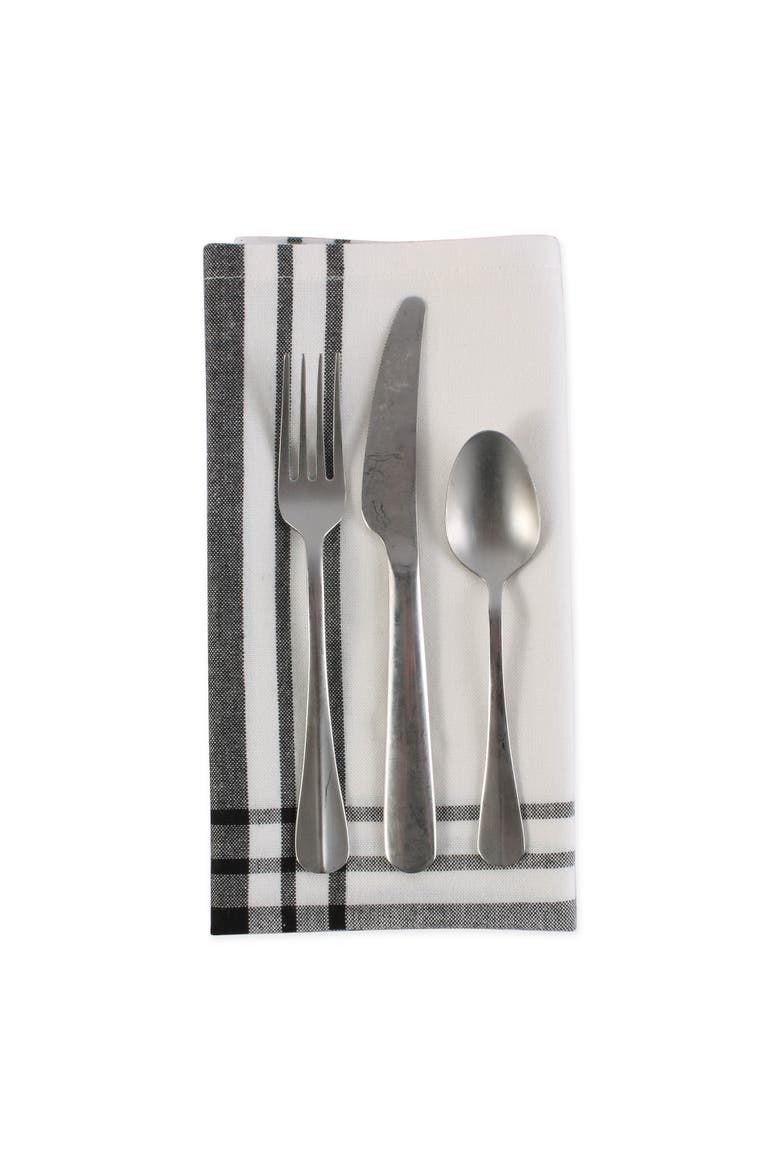 Black Home Sweet Farmhouse Napkin Set/6, Alternate, color, Black