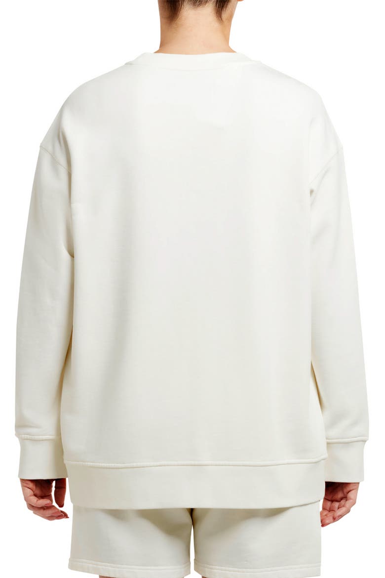 Tennis Club Icon Organic Cotton Sweatshirt, Alternate, color, CASABLANCA TENNIS CLUB ICON