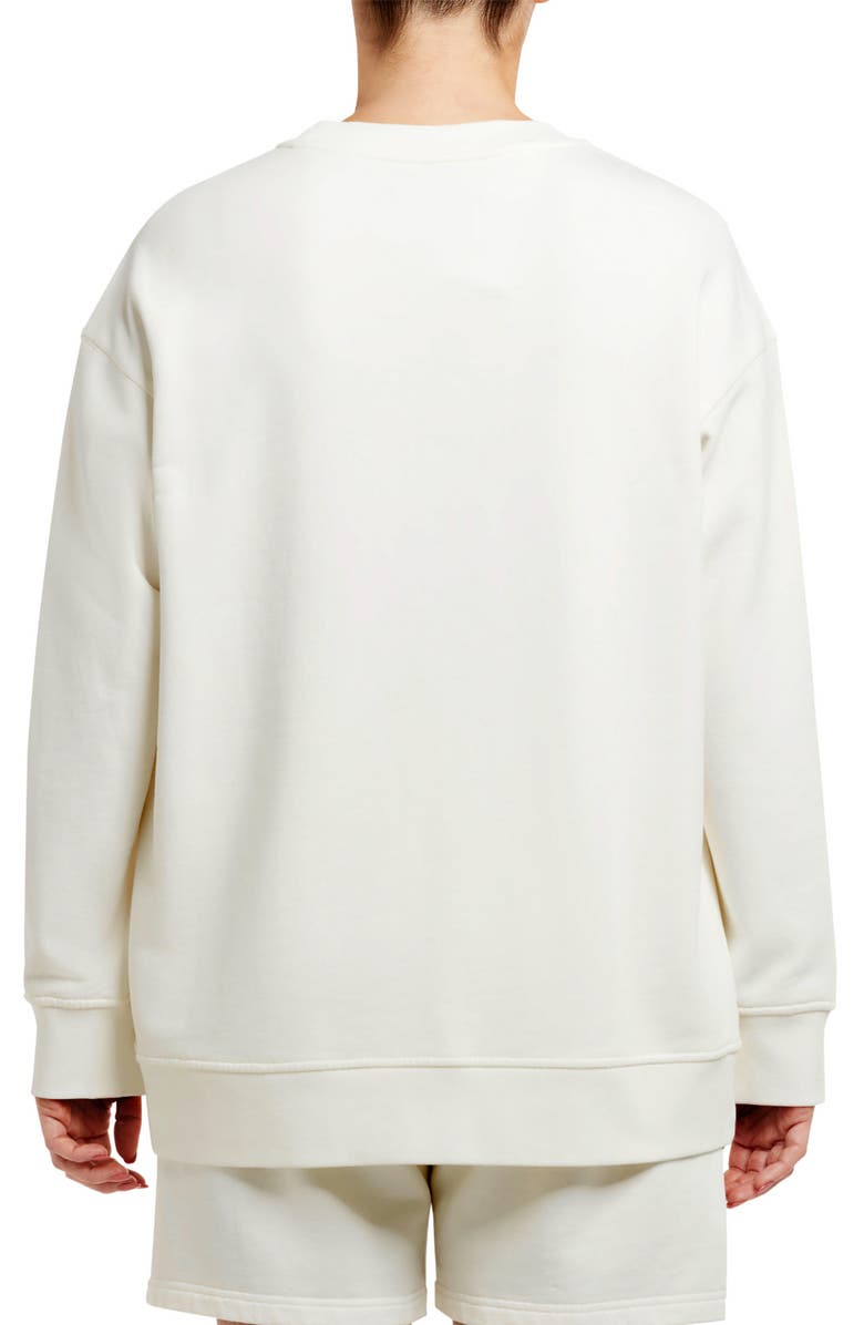 Casablanca Tennis Club Icon Organic Cotton Sweatshirt, Alternate, color, 