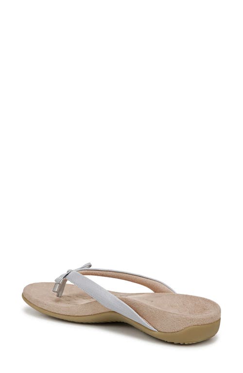 Vionic Bella Ii Flip Flop In Vapor Grey