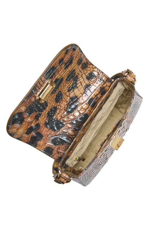 Brahmin Gianna Croc Embossed Leather Crossbody Bag