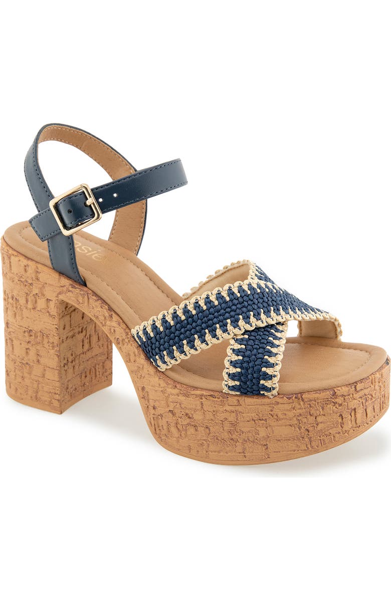 Kensie Sanya Sandal, Main, color, Navy