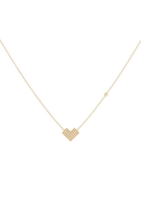 Home One Way Diamond Pendant Necklace - 0.09ct.