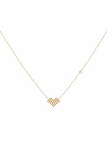 LuvMyJewelry Home One Way Diamond Pendant Necklace - 0.09ct.