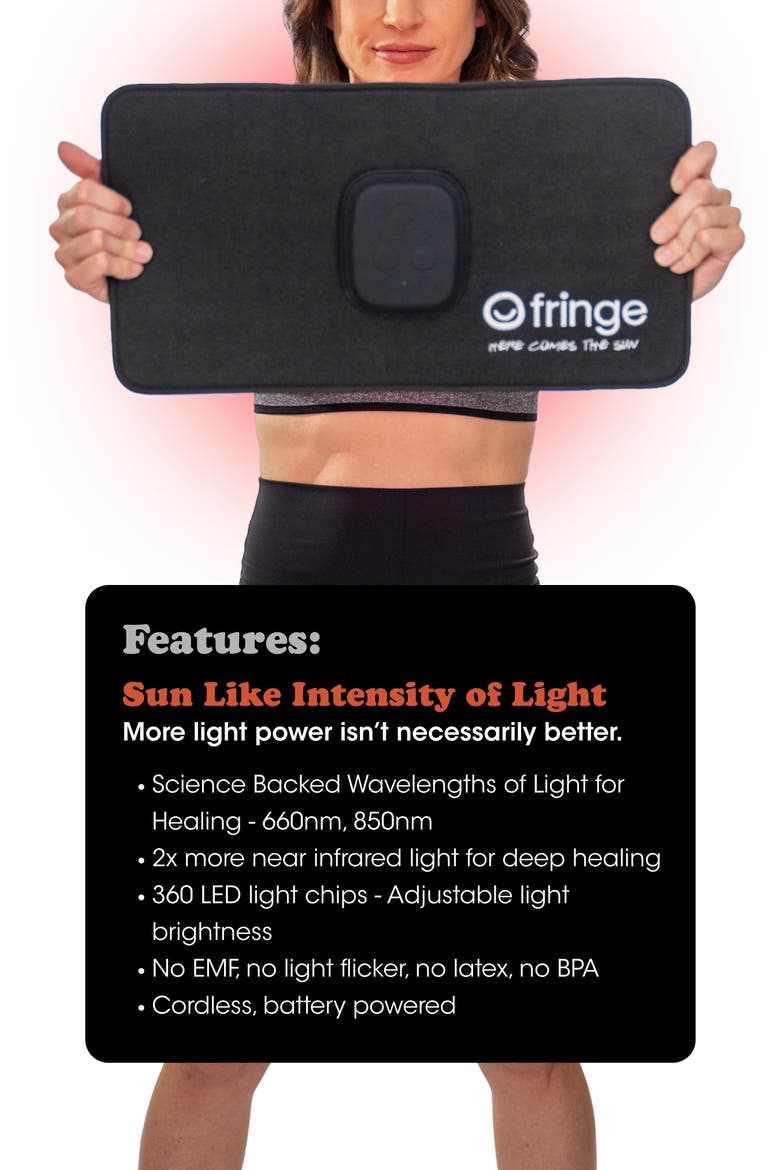 Red Light Therapy Wrap, Alternate, color, BLACK