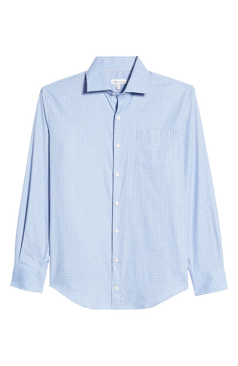 Peter Millar Robinson Gingham Check Button-Up Shirt, Alternate, color, 