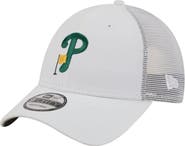 New Era Men's New Era  White Philadelphia Phillies Flag 9FORTY Trucker Adjustable Hat