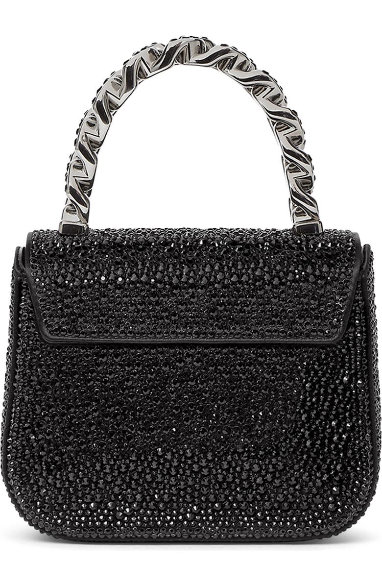 Versace Mini Crystal La Medusa Handbag, Alternate, color,