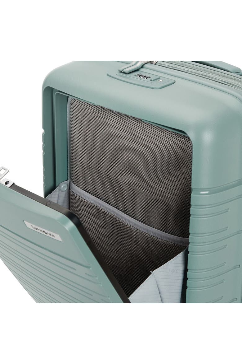 Elevation Plus 21" Carry On Spinner Luggage, Alternate, color, Cypress Green