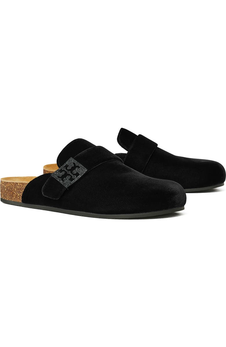 Tory Burch Mellow Pavé Mule, Main, color, Perfect Black / Jet